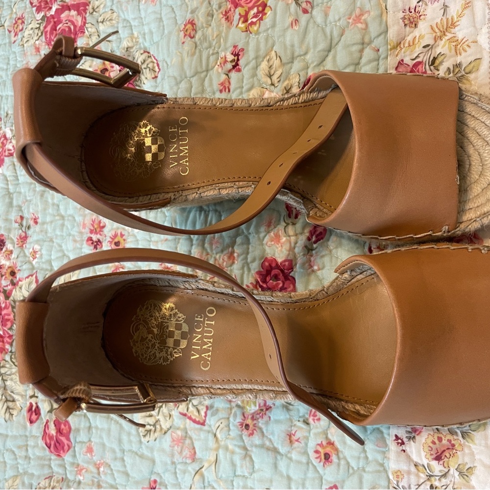 Vince Camuto Brown Wedges